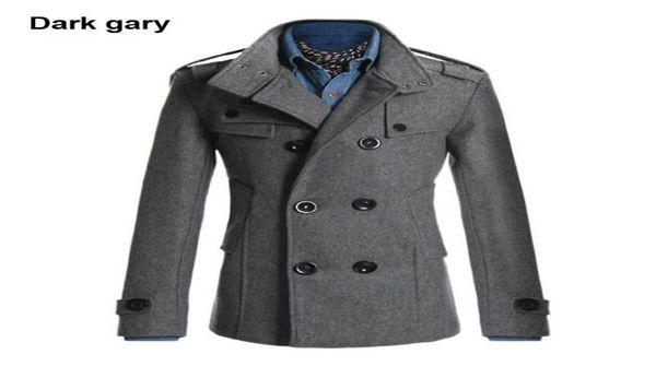 

whole spring autumn men039s woolen coats casual overcoat fashion wool coat men windbreaker jacket peacoat casaco sobretudo2784800, Black