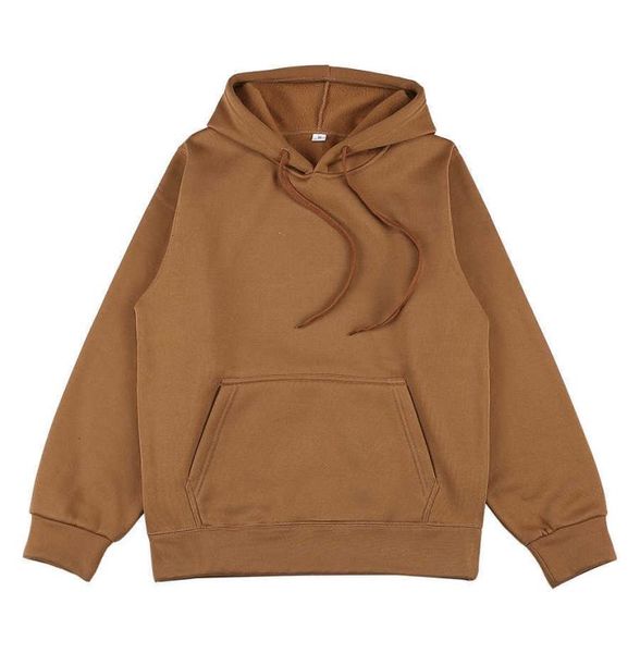 

15 colour casual brown apricot purple green hoodie hip hop street wear sweatshirts skateboard menwoman pullover hoodies male q0833777433, Black