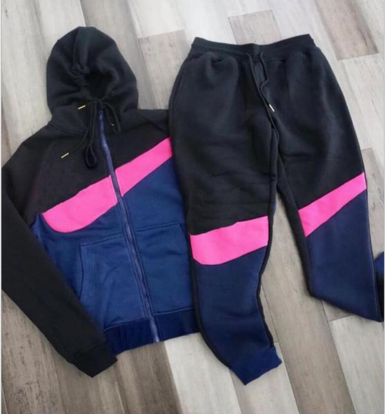 

mens tracksuit hooded fashion autumn spring sporting suits men sweatshirt sweatpants men039s hoodies clothing sweatshirts set2700833, Gray