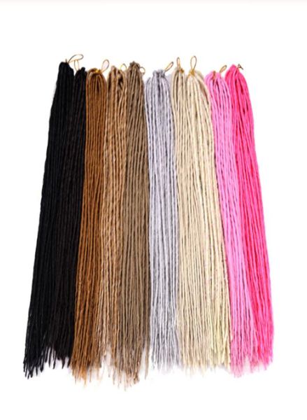 

synthetic 3 packs hair faux locs crochet braids with 22inch 100g crochet hairs extensions white and grey for black women3724727