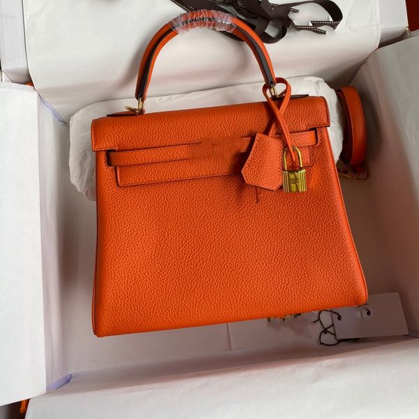 

tote bag bags designer women bag togo genuine leather plain plain hand-made wax wire large capacity handbag uxurys fashion bags 25cm 30cm wi