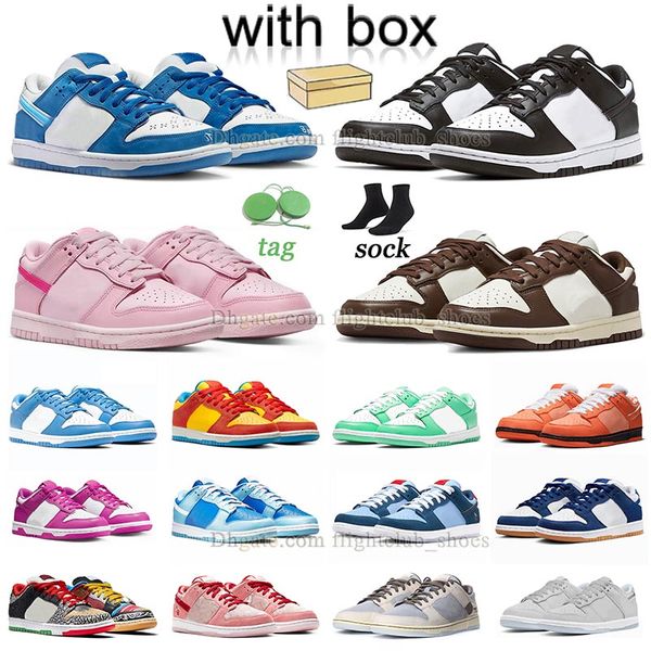 

with box low panda running shoes cacao wow triple pink unc freddy krueger jarritos chunky dunky la dodgers born raised dhgate mens designer