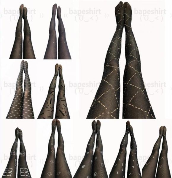 

many fashion tights silk smooth hipster luxury women039s designer socks outdoor nightclub party dress up stockings1593913, Black;white