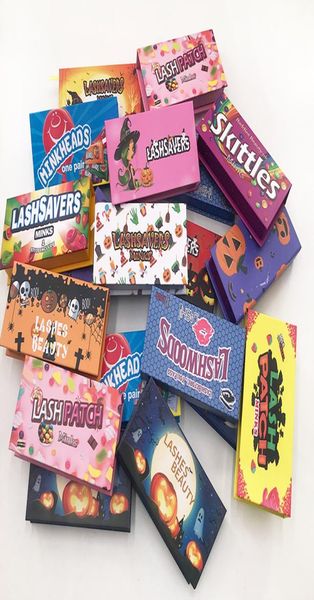 

custom christmas eyelashes packaging halloween lash boxes for dramatic 25mm 3d mink eyelash empty eye lashes case5343226