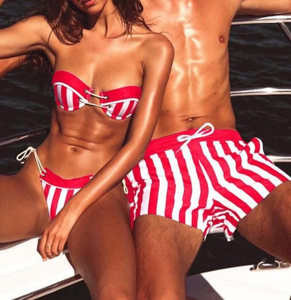 

women039s swimwear misswim micro bikini 2021 couple beach wear push up women bathers striped swimsuit female bathing suit 1766168, White;black