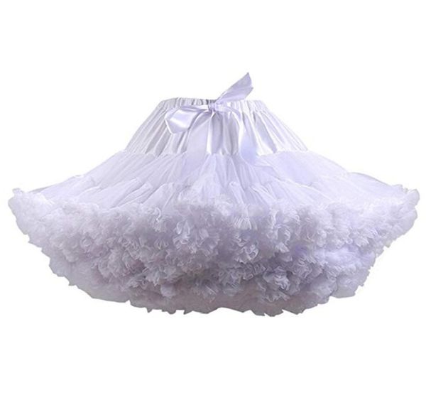 

white black girls petticoats wedding bridal crinoline lady underskirt for party ballet dance skirt tutu5634747