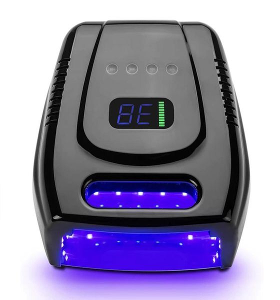 

nail dryers arrival 96w rechargeable nail lamp wireless gel polish dryer manicure machine uv light for nails cordless nail uv led 2009305