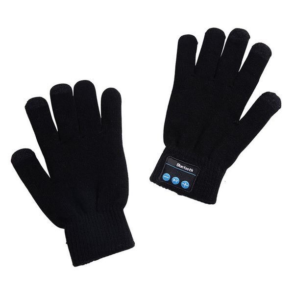 

sports gloves warm touch screen phone bluetooth ser wireless smart for outdoor t8 230821, Black