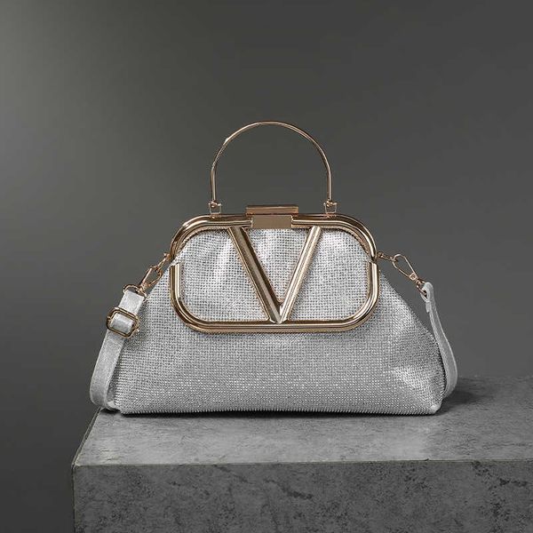 

v designer bags for ladies vajiazi bao women's personalized full diamond dumpling bun 2023 new fashion high grade light dinner handbag