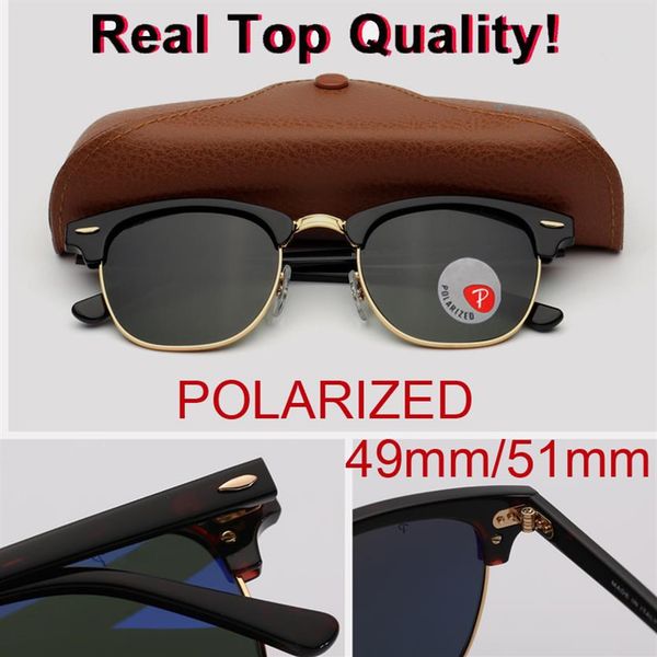 

brand polarized sunglasses oclos plank acetate frame glass lenses vintage retros club sunglasses with original package269n, White;black
