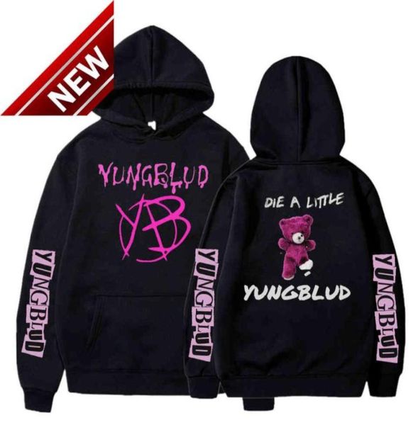 

yungblud printing harajuku men039s sweatshirt hoodie autumn spring women men hoody fashion brand streetwear hoody costum5831798362, Black