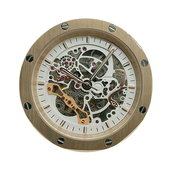 

2022men watch automatic mechanical hollow watches classic style 42mm full stainless steel 5 atm waterproof sapphire super luminous316m, Slivery;brown