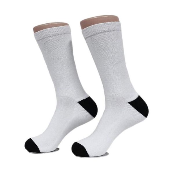 

10pairs sublimation diy blank white men sockings size 1820cm3974030, Black