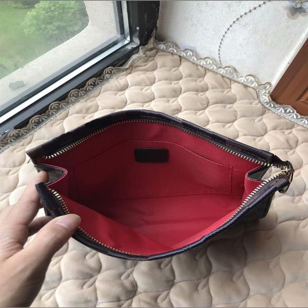 

new hand bag travel toiletry pouch 26cm protection makeup clutch women leather waterproof cosmetic bags for women wit282j