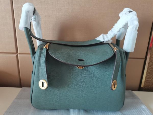 

realfine888 classic 5a totes lindi 26cm taurillon grainy leather luxury designer bags for women with dust bag
