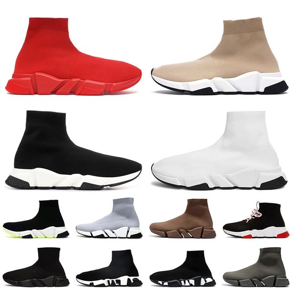 

luxury designer sock shoes women mens speed trainer black white red graffiti fashion speeds 2.0 clear sole socks designers runners platform
