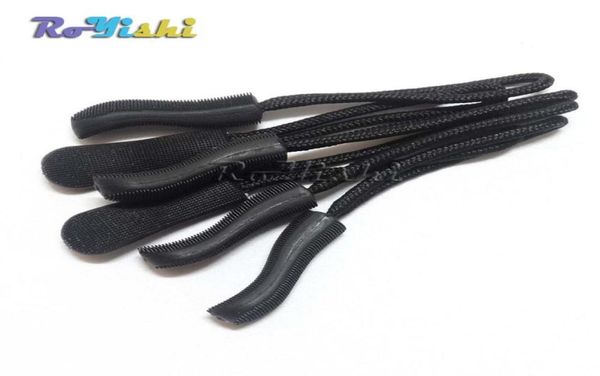 

100pcslot zipper pulls cord rope ends lock zip clip buckle for paracord accessories backpackclothing black1268653, Black