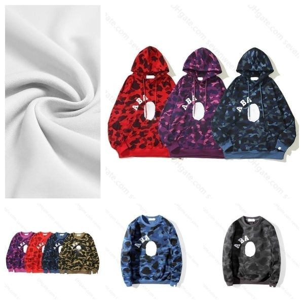 

mens hoodie shark hoodies designer sweatshirts sweatshirt embroidery zipper streetwear women sweaters hoodys camouflage pattern jacket quali, Black