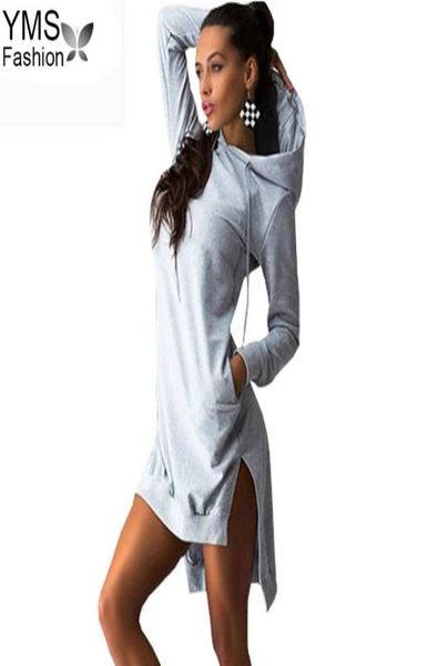 

casual women pockets pullover svits tracksuit hoodies sweatshirt female slim hoody dress casual vestidos5139977, Black