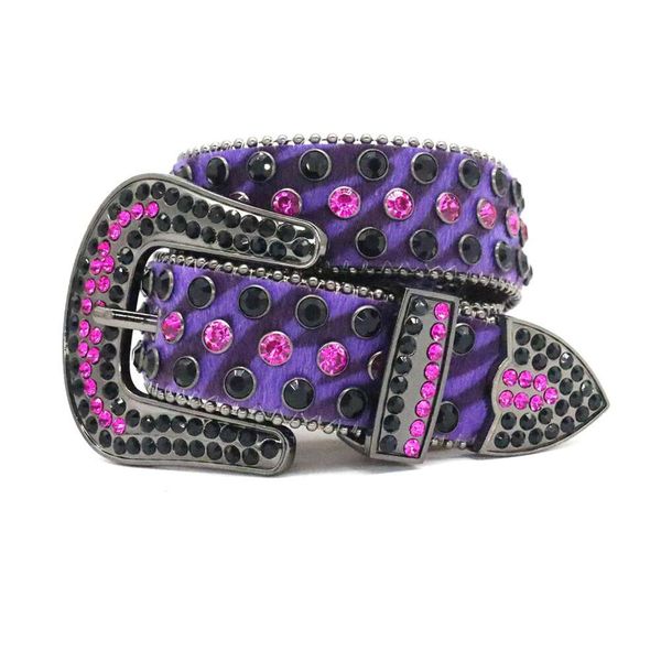 

belt women's thin belt new rivet gun color rhinestone pu plush alloy needle buckle hip hop crowd personality network red style, Black;brown
