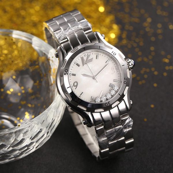

new fashion lady watch quartz movement dress watches for women stainless steel wristwatch cp03274j, Slivery;brown
