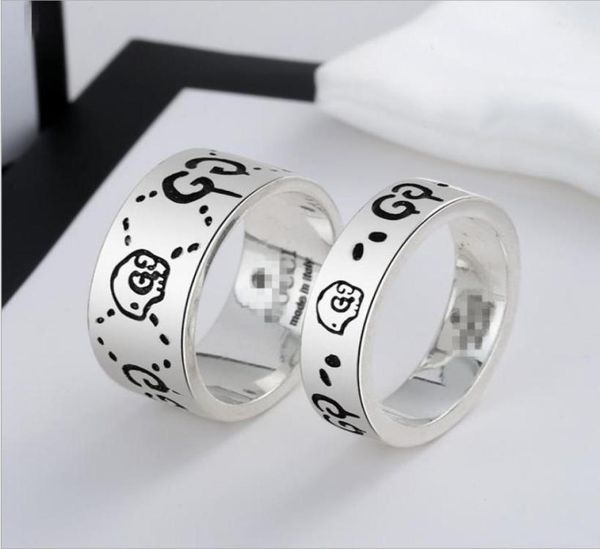 

retro skull imp student ring ancient family love fearless love closed lovers men and women alike6728527, Silver
