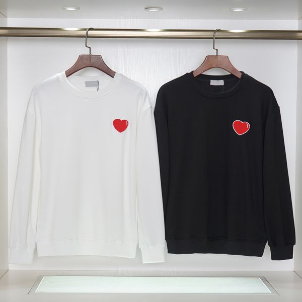 

paris designer men's sweater hatless new spring and autumn high end european men's long sleeve slim fit embroidered round neck cas, Black