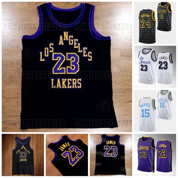 

lebron 23 james baketball''lakers 2023-24 city jerseys bryant anthony 3 davis austin 15 reaves schroder anthony malik 5 beasley ja, Black;red