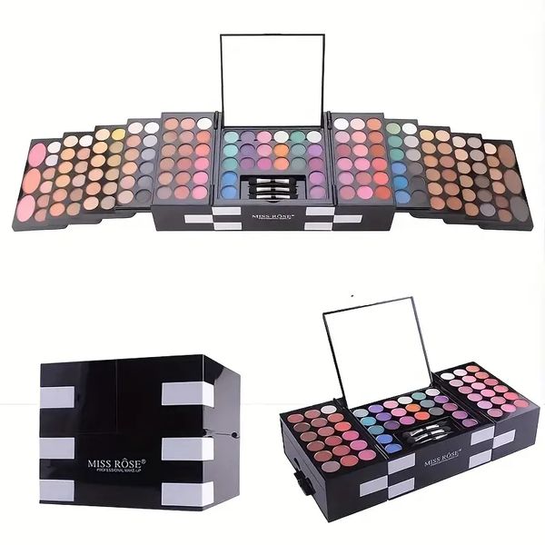 

professional makeup kit for women full kit ,makeup pallet,all in one makeup gift set for teens,include 142 color eyeshadow 3 color blush 3 c