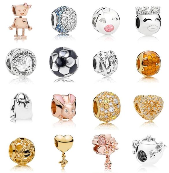 

new 2021 100 925 sterling silver787141en160 rose bella bot charmcharming and luxurious diy women original bracelet fashion jewelr7613422, Black