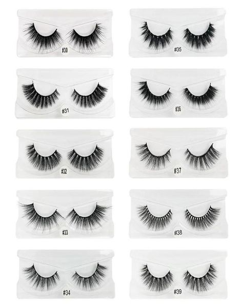 

3d mink false eyelashes natural thick eyelashes 1pack whole06593833
