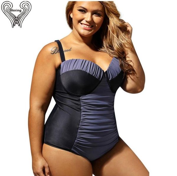 

plus size swimwear female underwire super push up one piece swimsuit women one piece swim suits 2017 large size swimsuits1717819, White;black