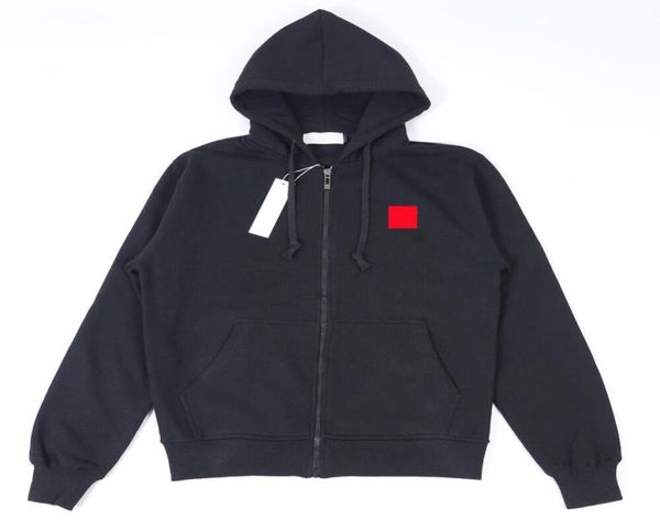 

mens hoodies zipper hooded sweatshirt commes cardigan red heart hoodie standard and fleece casual jumpers women long sleeve sports1304199, Black
