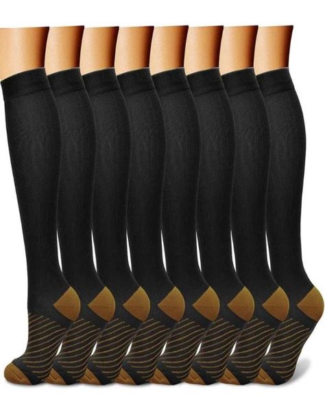

men039s socks copper compression for women and men circulation support running athletic nursing travelmen039s men039smen7674667, Black