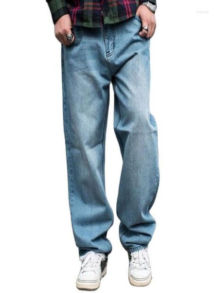 

men039s jeans men loose hip hop skateboard baggy pants denim ad rap plus size 42 44 46men039s8769316, Blue