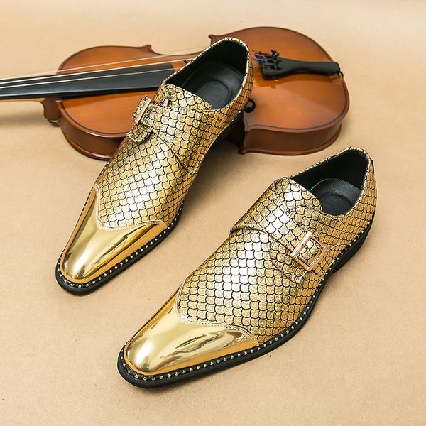 

dress shoes shoes men classic dress loafers outdoor fashion slip on formal leather shoes for men gold club party business shoes men 230821, Black