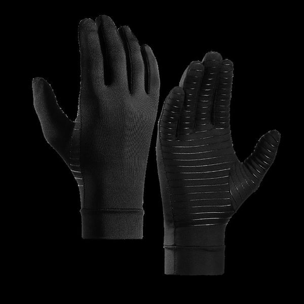 

1 pair arthritis compression gloves women & men for osteoarthritis arthritis tendonitis relief hand brace recovery pain relief260j, Black;red