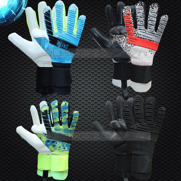 

2019 new model acc allround latex 4mm professional soccer football goalkeeper gloves without fingersave with zipper net bag packag246k, Black