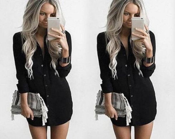 

women casual loose blouse shirts spring autumn summer single breasted tshirts female long length cap sleeve solid clothing9683482, White