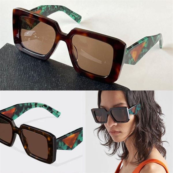 

square women luxury sunglasses symbole pr23 leopard shades travel designer men trending leopard green jade stone sun glasses thick2620, White;black