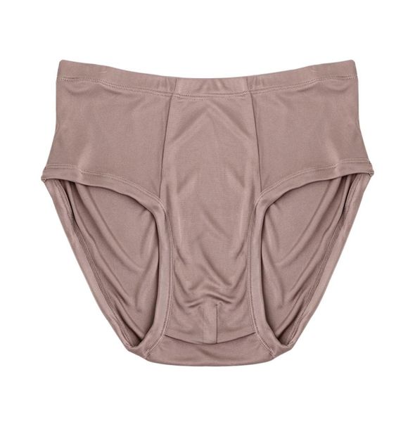 

men039s briefs 100 natural silk knit mens bikini underwear mid waist panties size us  l xl2285373, Black;white