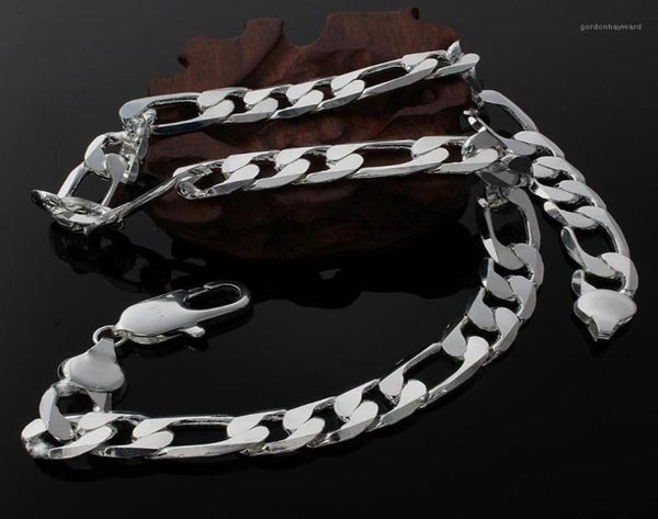 

chains classic 12mm chain 925 sterling silver big necklace for men woman 1830 inch charms fashion party designer jew6529828