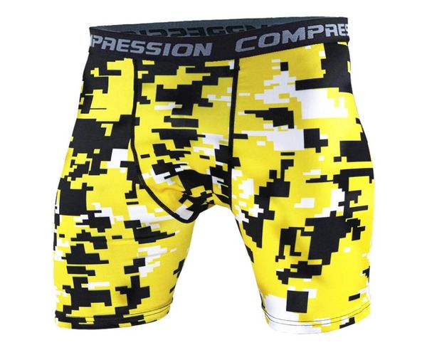

whole 3d camo compression shorts men 2019 short pants mma high elastic skinny leggings bodybuilding tights men fitness sweat short3110803, White;black