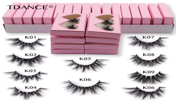 

false eyelashes tdance whole lashes 102050100 pairs 3d mink 16mm21mm thick fake lash makeup natural long eyelash cils5809056