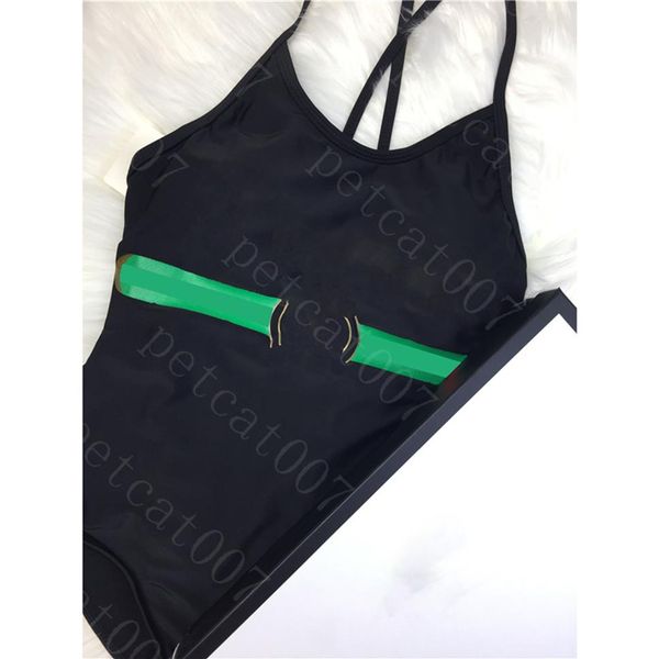 

classic one piece swimwear bikini letter print womens swimsuit suit backless swimsuits beachwear254x