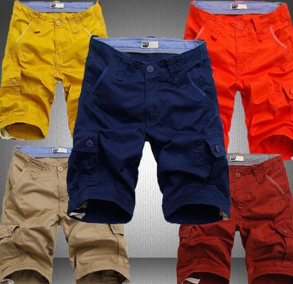 

wholemens shorts army summer style new fashion board cargo shorts multie pockets casual shorts male big plus size 40 42 44 kn2957485, White;black