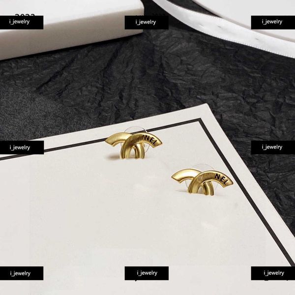 

earrings designer for women letter intaglio decoration jewelry letter shape design #including brand box new arrival, Golden;silver