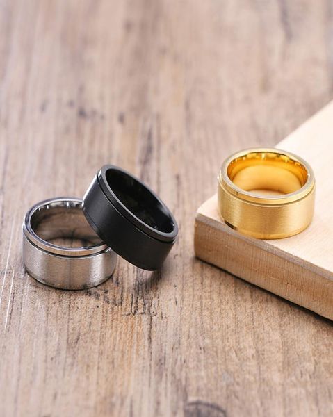 

titanium steel wedding mens ring diamond rings luxury jewelry gold silver rose never fade not allergic band designer rings for wom9092915