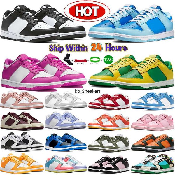 

2023 panda white black basketball shoes gum reverse brazil grey fog rose whisper qs argon triple pink unc varsity green valentines day easte