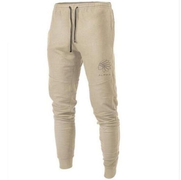 

new casual gym jogging pants mens running pants men fitness leggings men sport trousers mens football soccer training pants9291134, Black